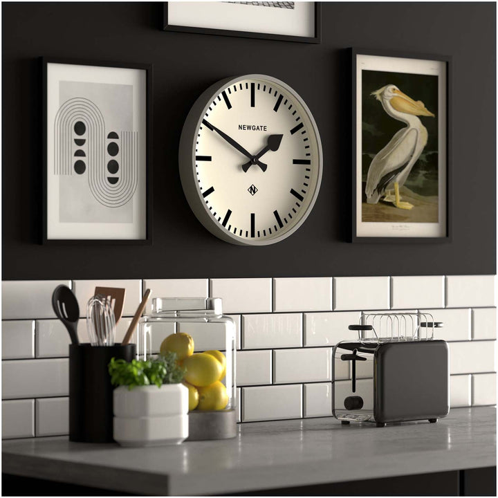 Newgate Railway Wall Clock Grey 38cm NGNUMTHR390PGY 3