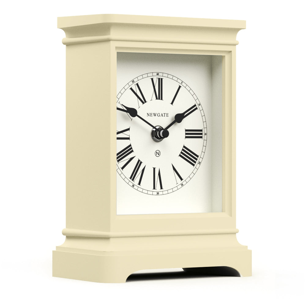 Newgate Time Lord Mantel Clock Linen White 22cm NGMAN/TLOR187LW 2