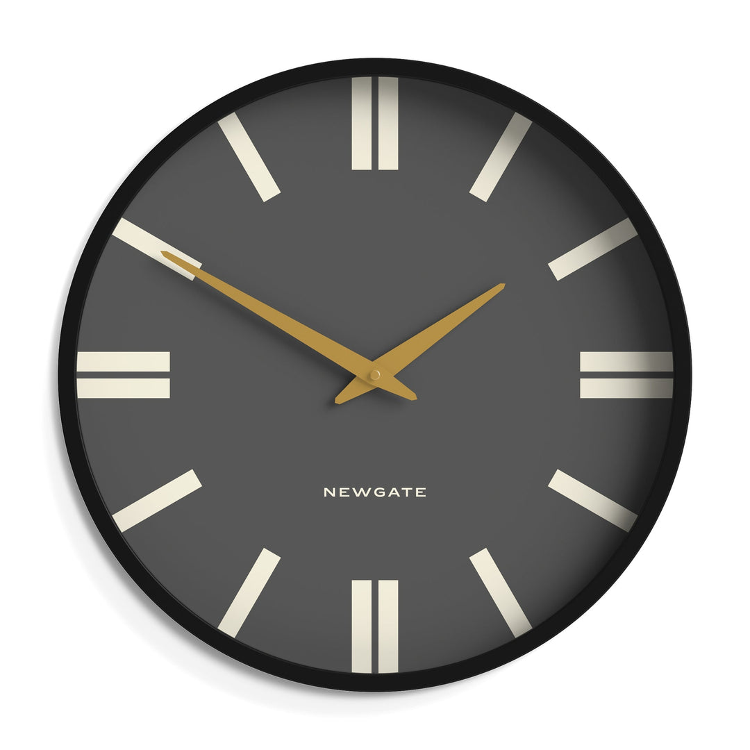 Newgate Universal Plaza Wall Clock Black 43cm NGUNIV276K 1