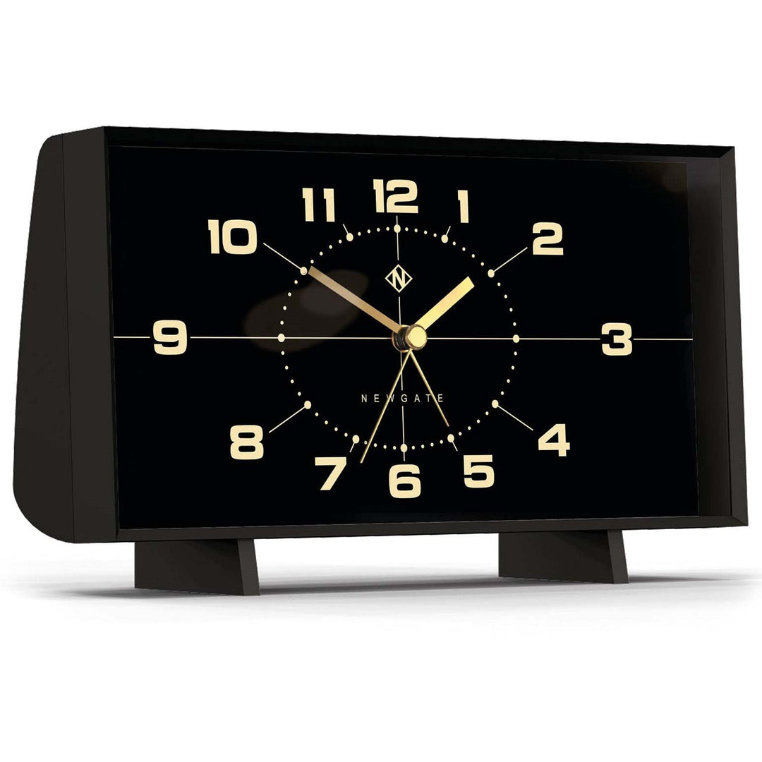 Newgate Wideboy Alarm Clock Black Reverse Dial 21cm NGWIDE562K 2