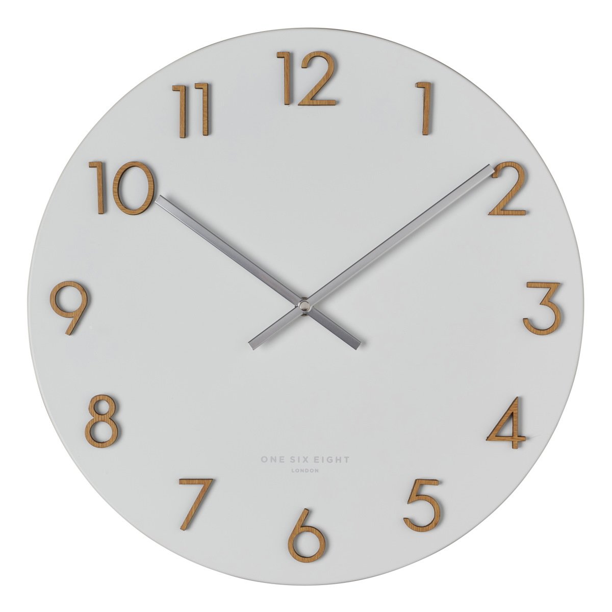 Buy One Six Eight London Katelyn Metal Wall Clock White 40cm – Oh Clocks