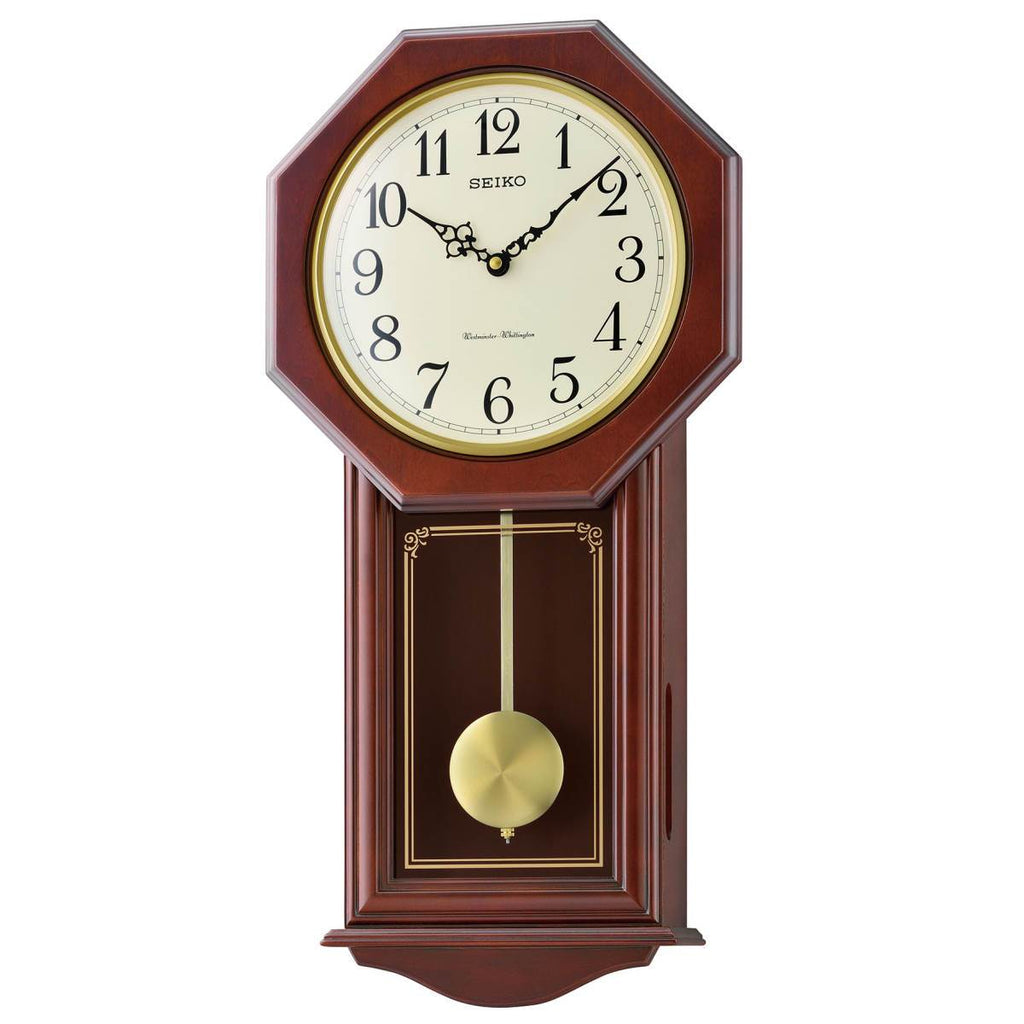 Buy Online Classic Brown Colour Pendulum Clock with a Westminster