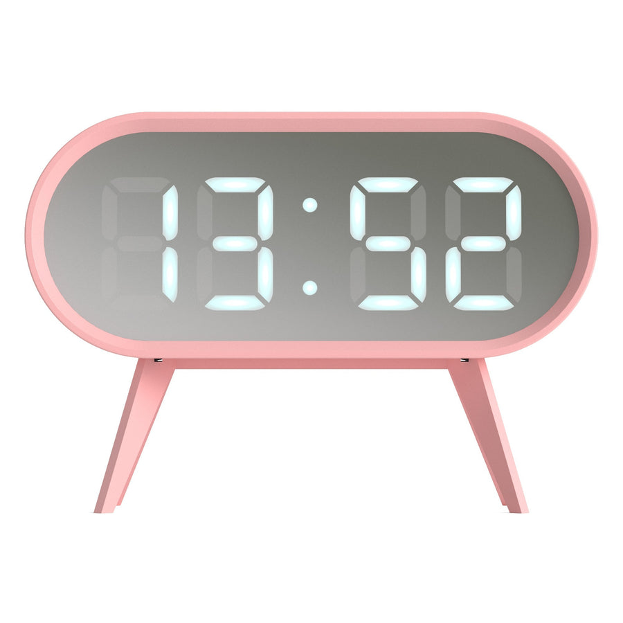 Space Hotel Cyborg Digital LED Alarm Clock Pink 14cm NGSH-CYBO-S1-PK 1