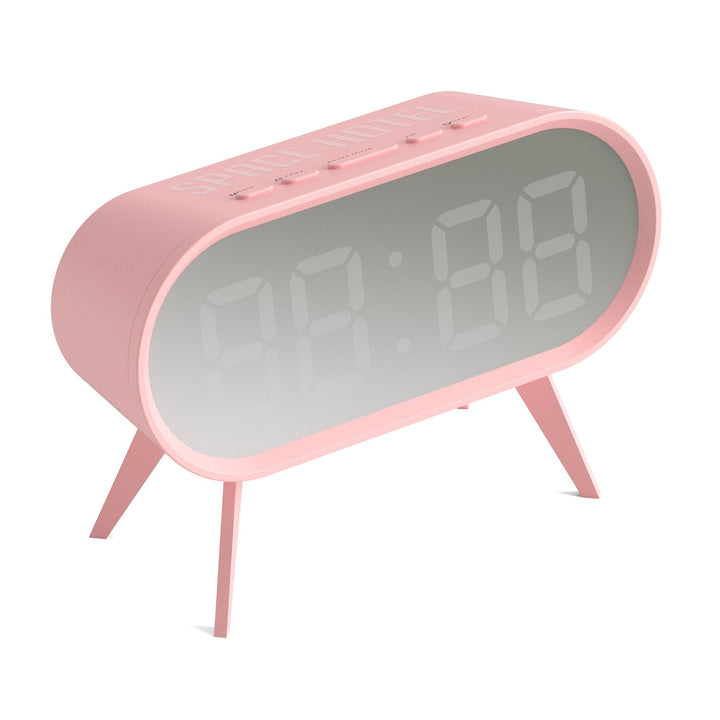 Space Hotel Cyborg Digital LED Alarm Clock Pink 14cm NGSH-CYBO-S1-PK 3