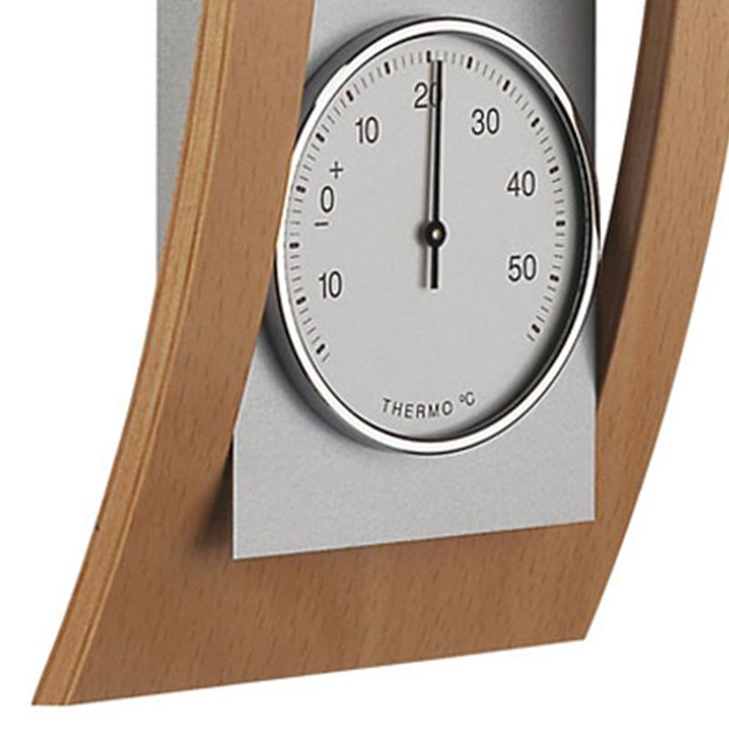 Analogue Hygrometer Domatic Beech Alu